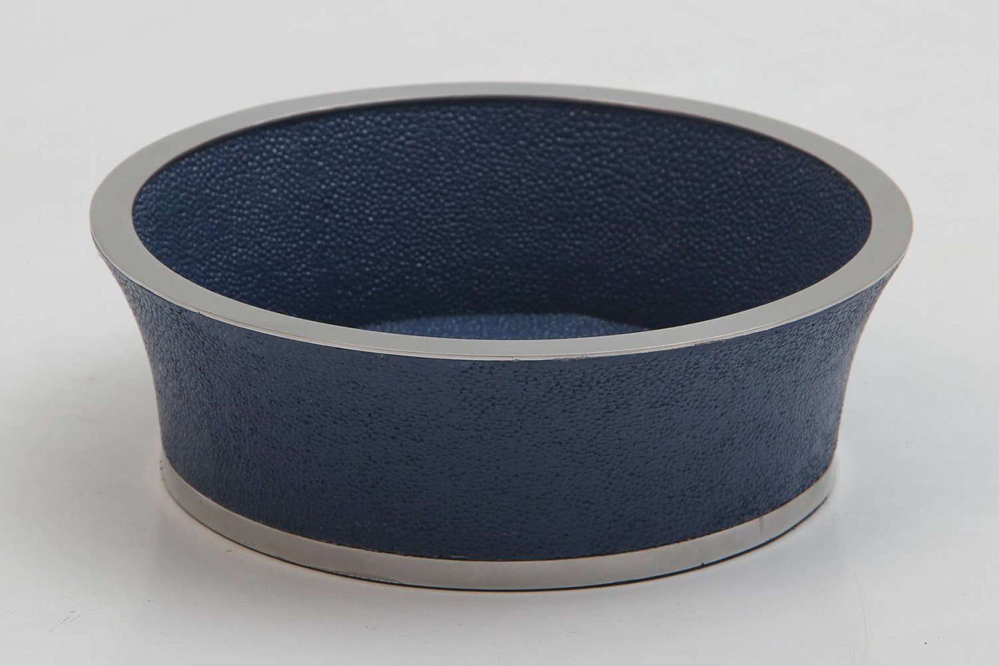 Wine Bottle Coaster in Nile Blue Shagreen