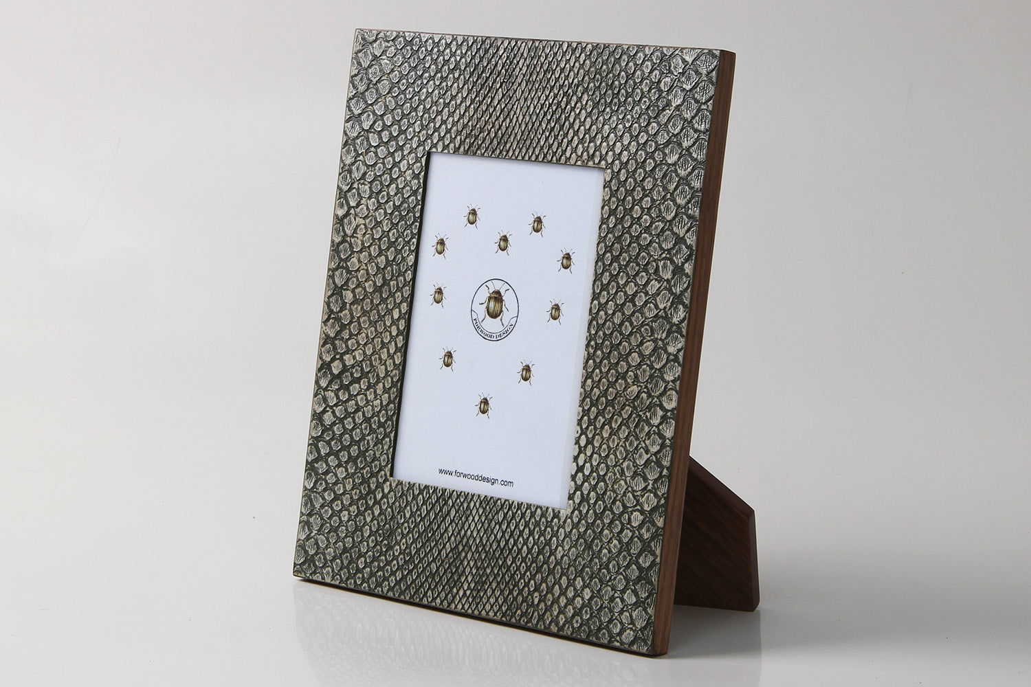 7x5 photo frame Forwood Design Green Boa  7x5 photo frame