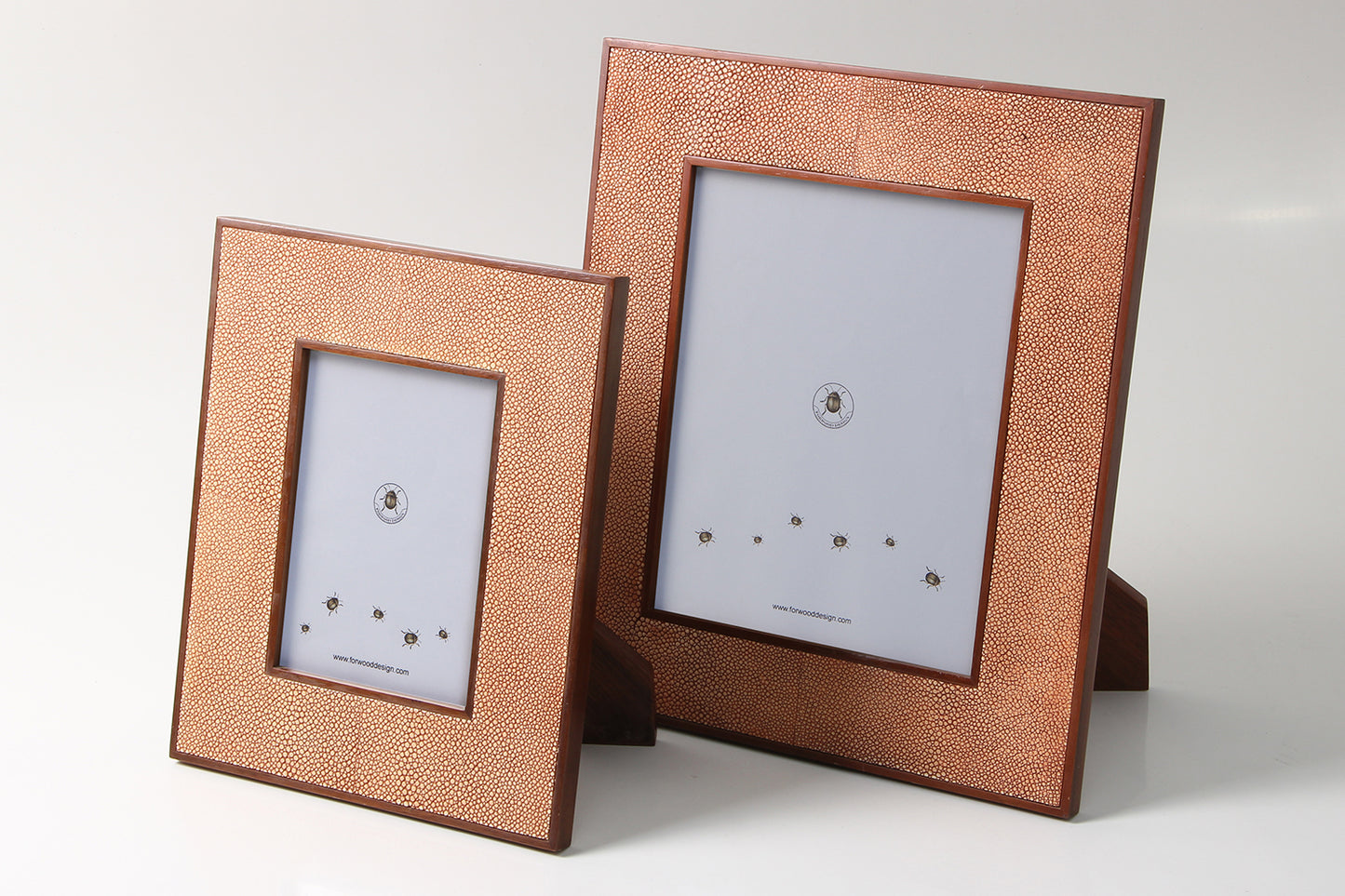Unique 10 x 8 photo frame Coral shagreen 7 x 5 photo frame
