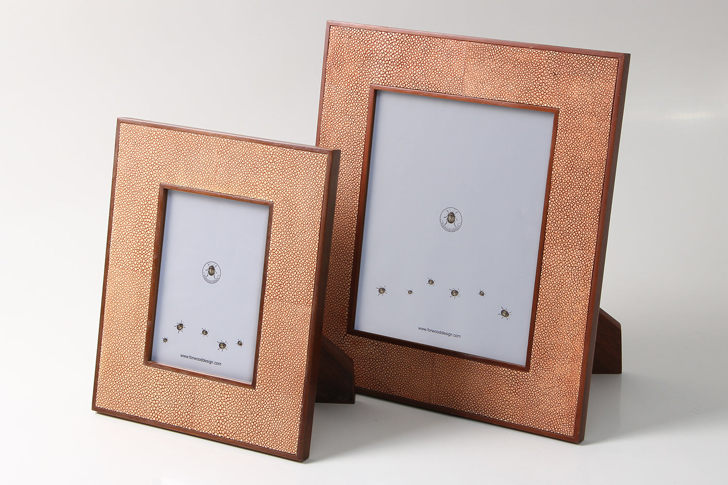 Unique 10 x 8 photo frame Coral shagreen 7 x 5 photo frame