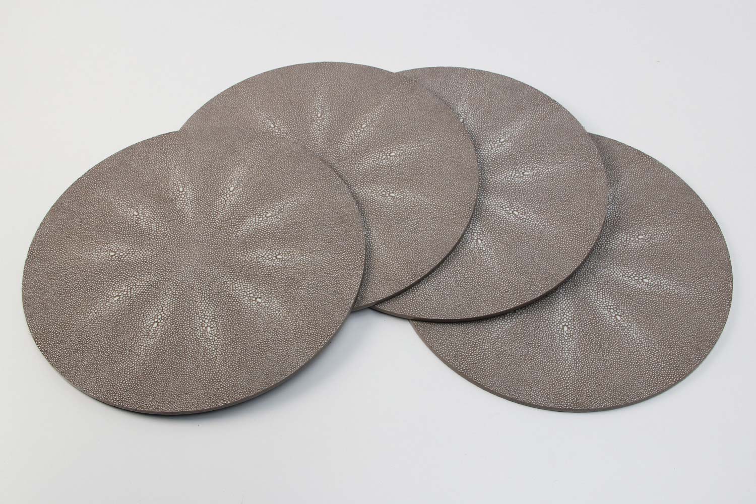 Place mats Set 4 placemats Dune shagreen place mats