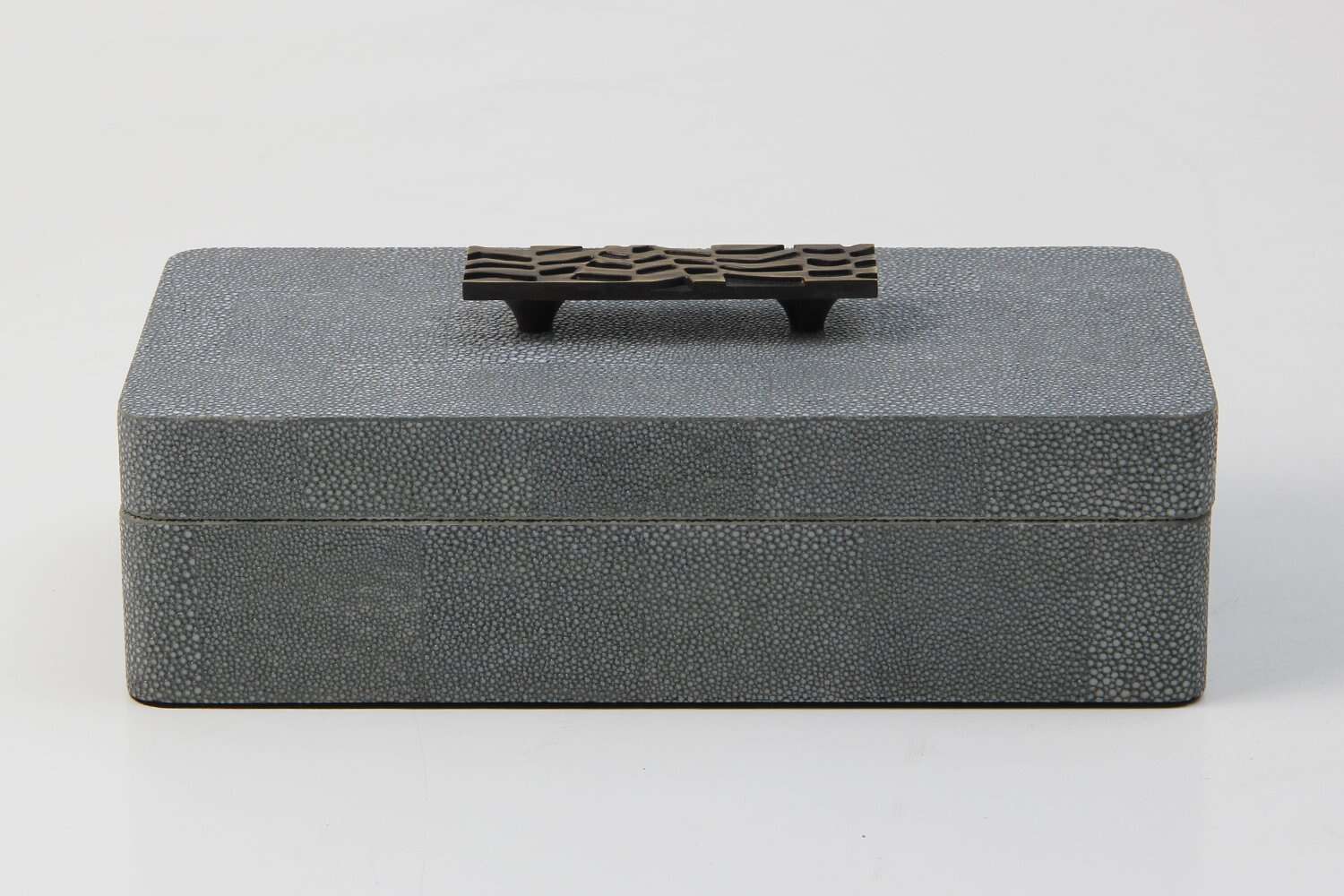 Jewelry box green shagreen remote box
