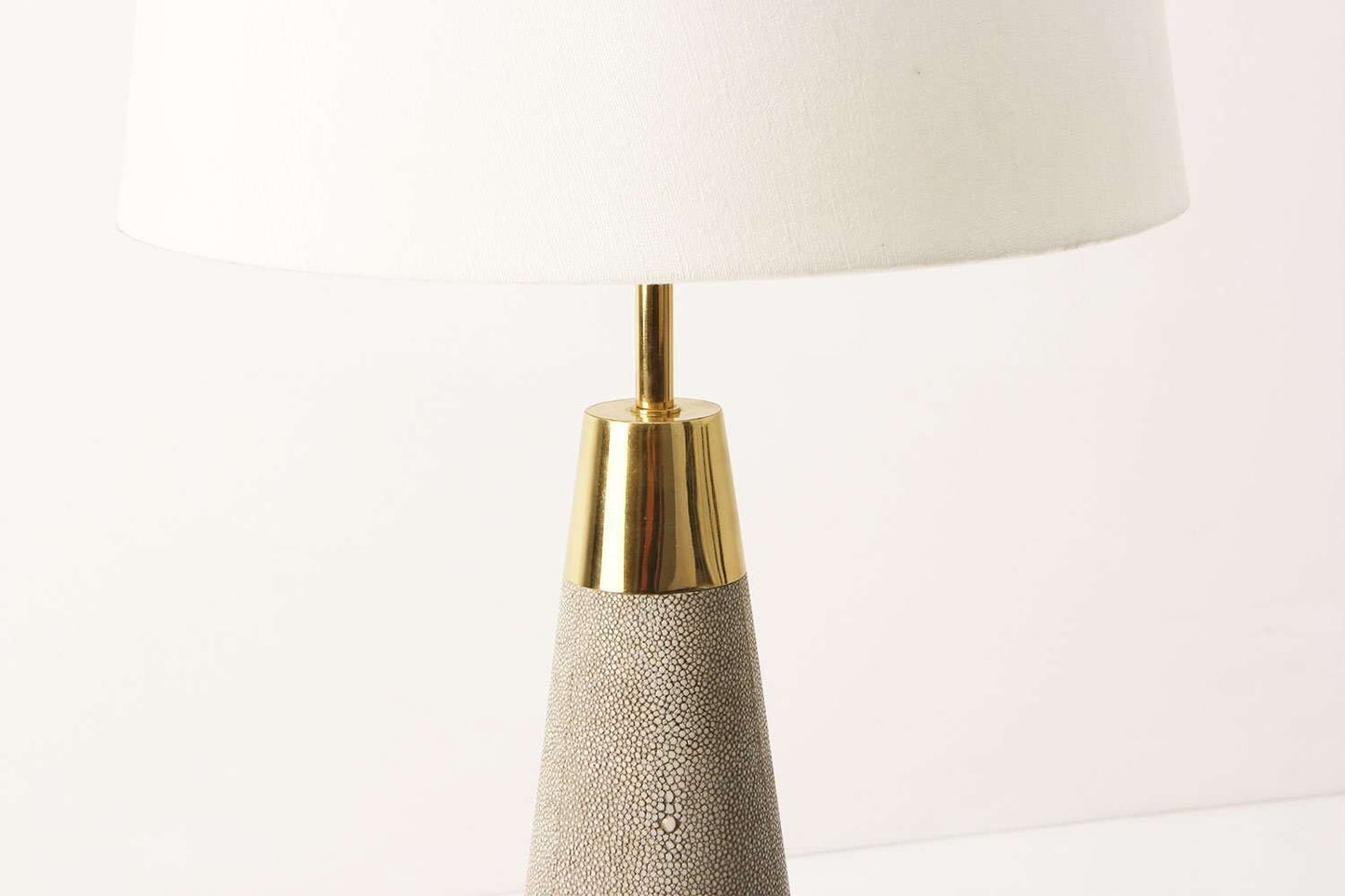 Sabina Table Lamp in Barley Shagreen