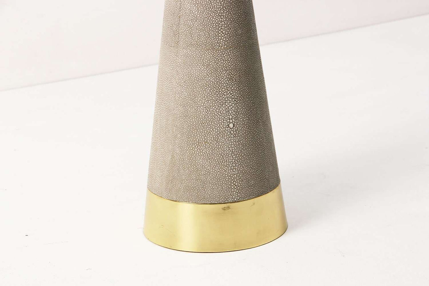 Sabina Table Lamp in Barley Shagreen