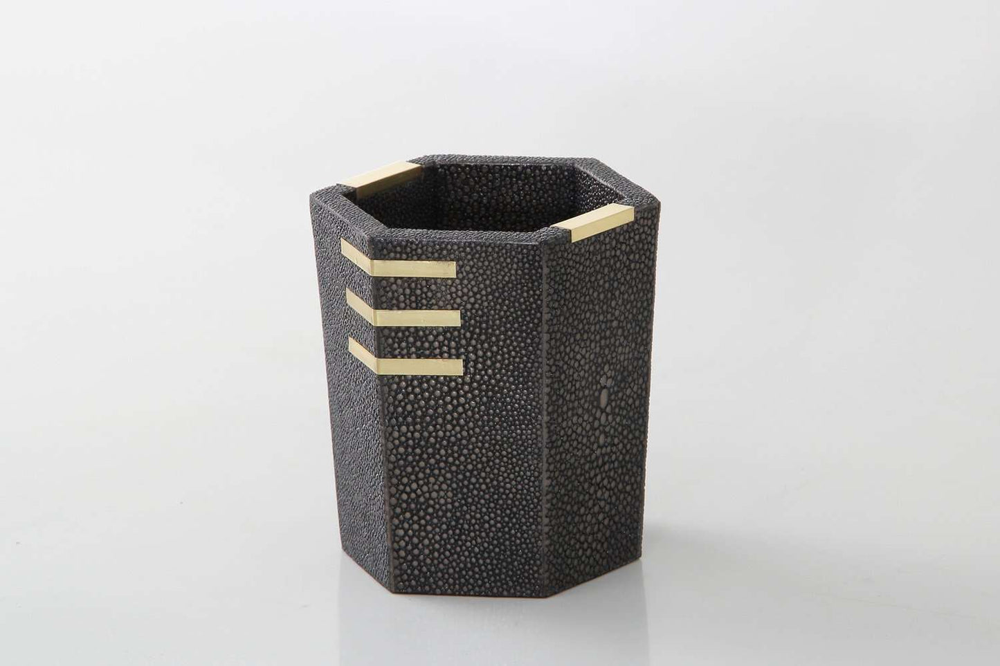 Pen Pot Shagreen pen pot