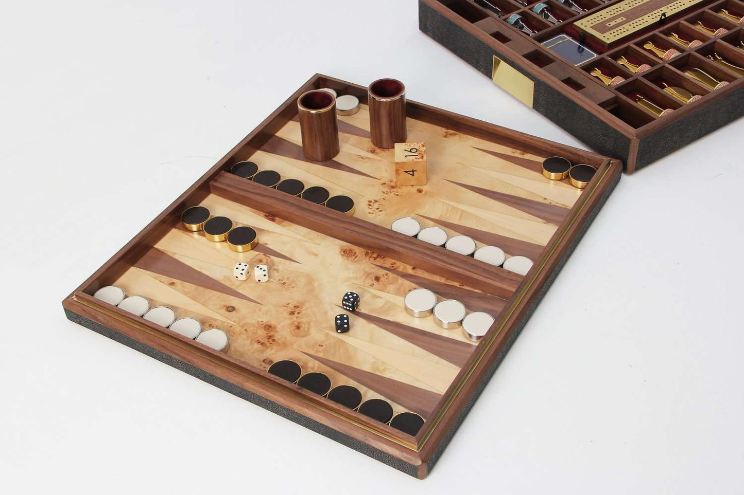 Games Compendium in Seal Brown Shagreen