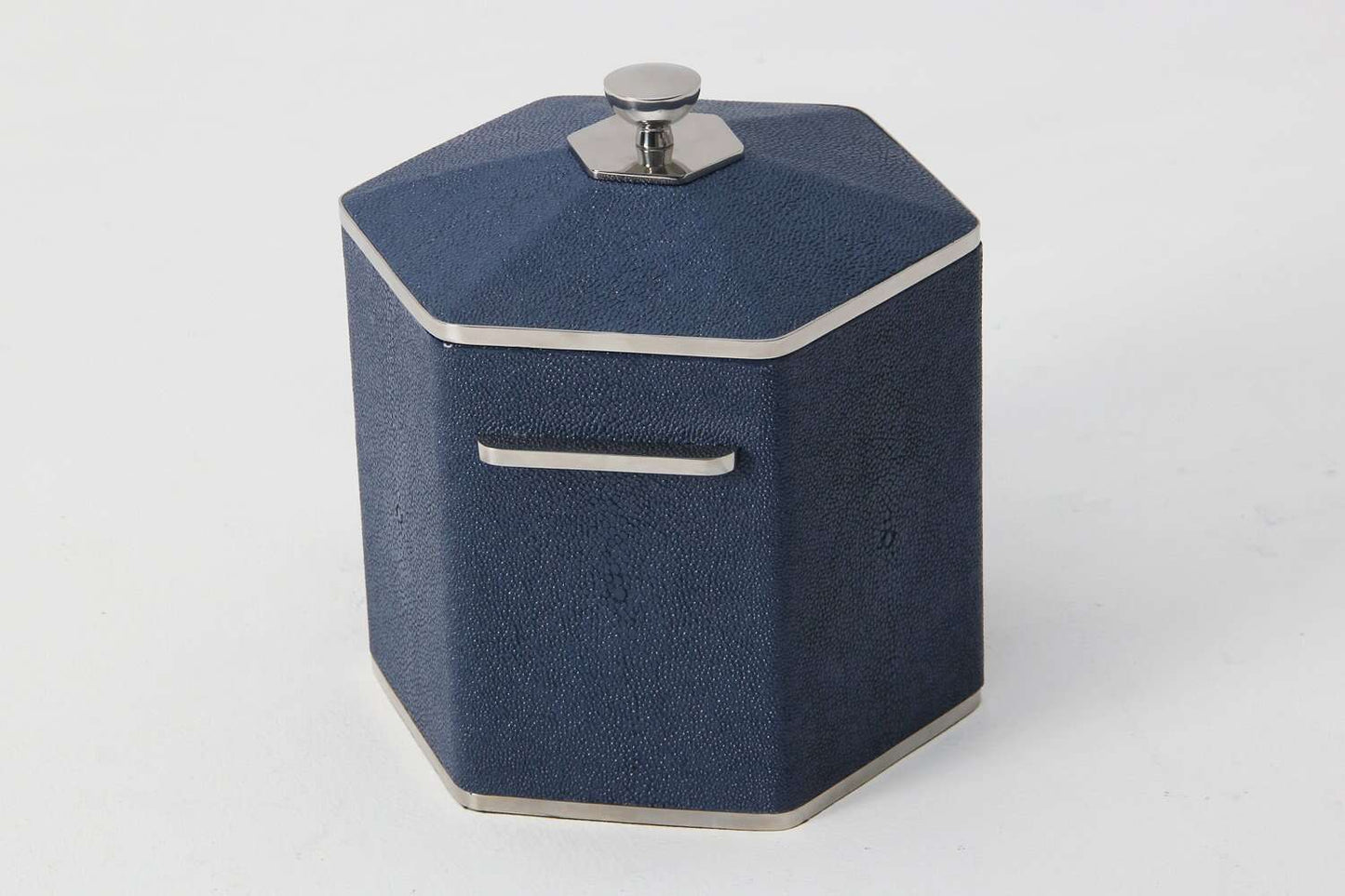 Ice bucket Chic Blue shagreen ice bucket