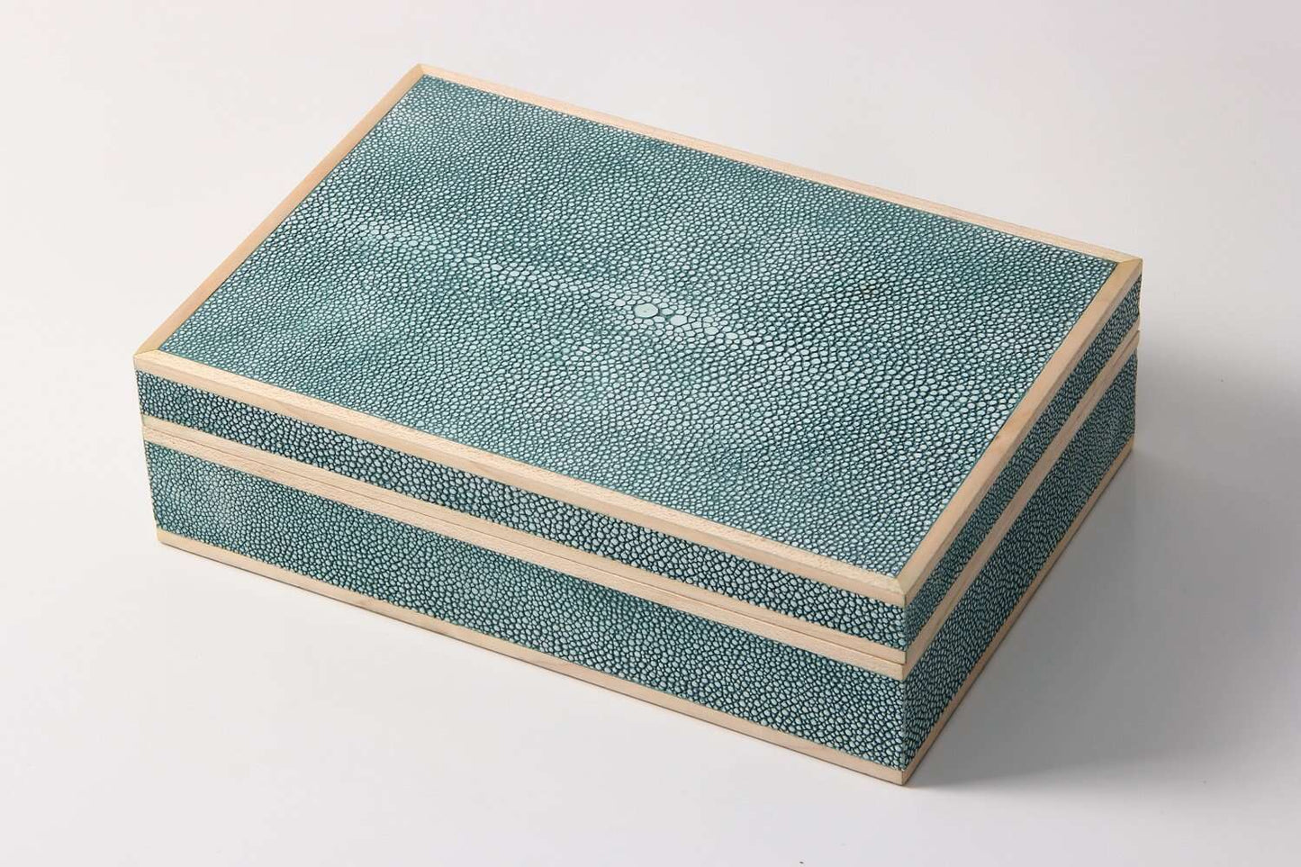 Jewellery box Forwood Design teal shagreen jewellery box