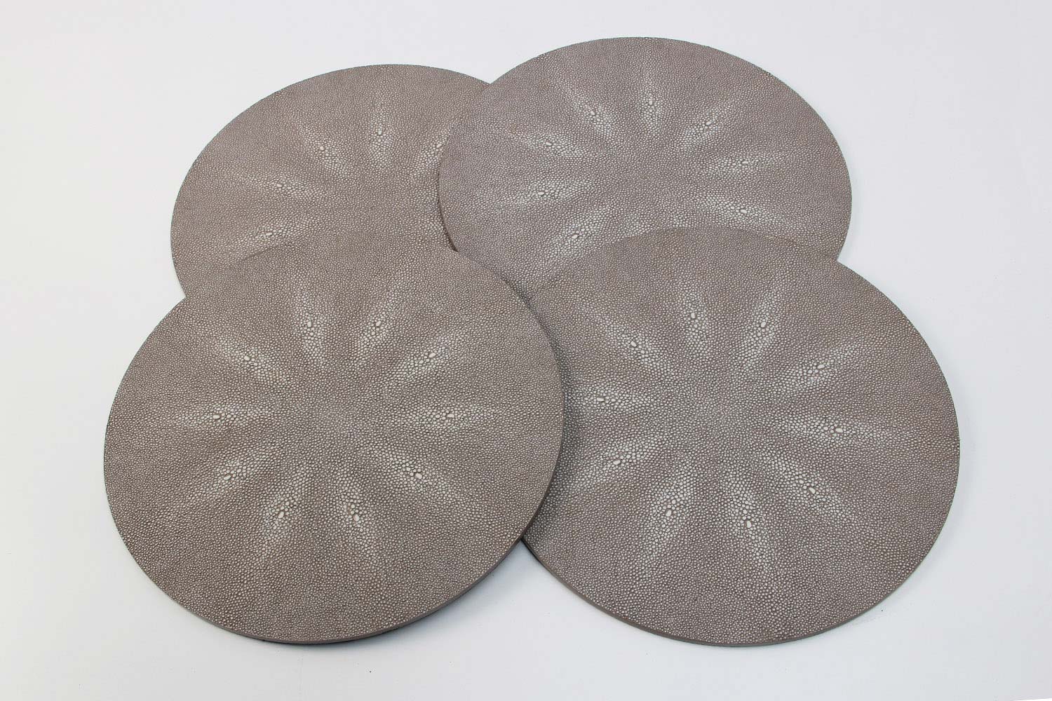Place mats modern placemats Dune shagreen place mats