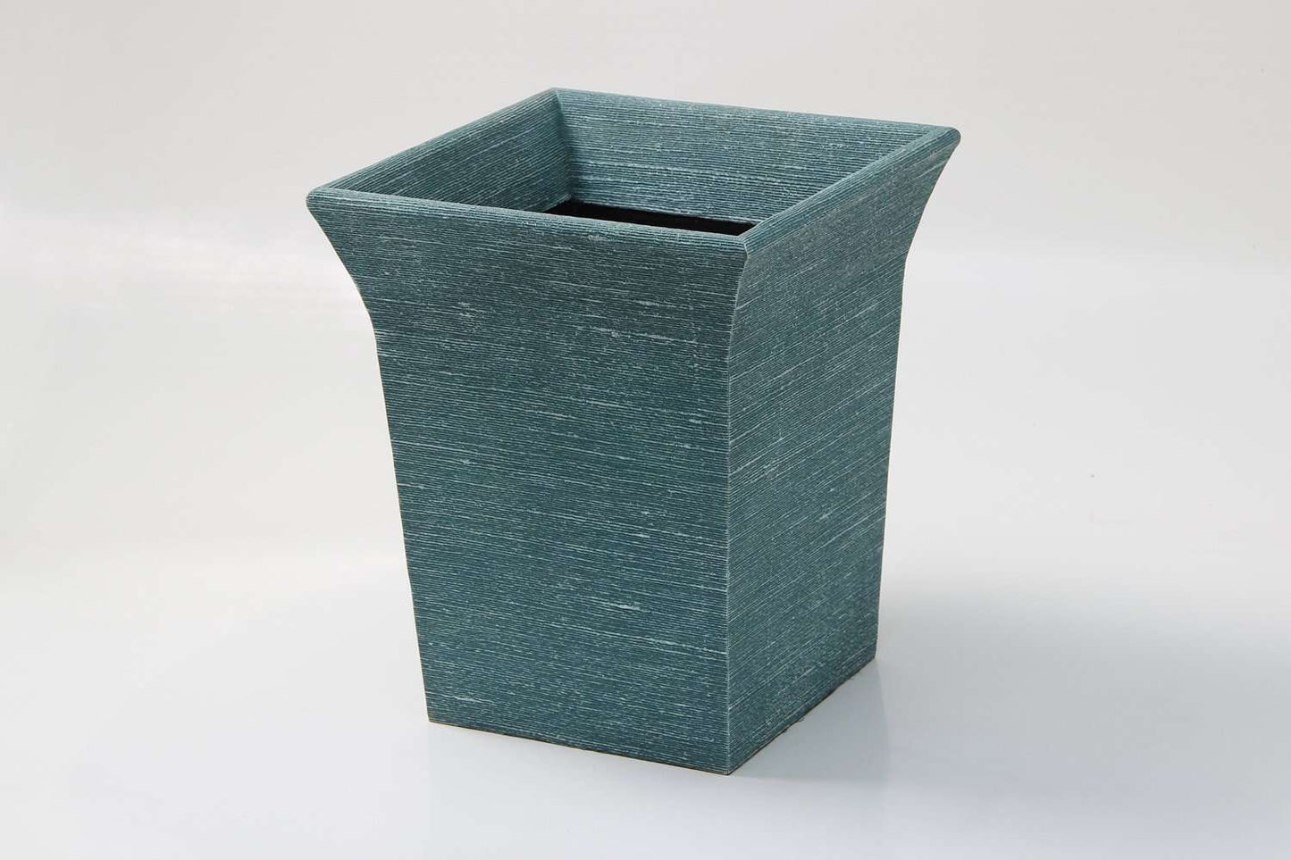 Tarka Teal Silk Waste Bin