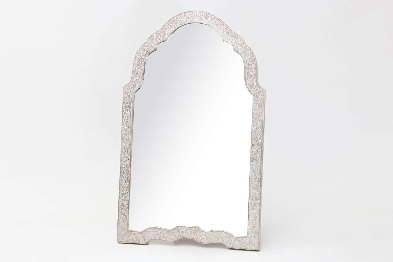 Silver dressing table mirror Shagreen dressing table mirror