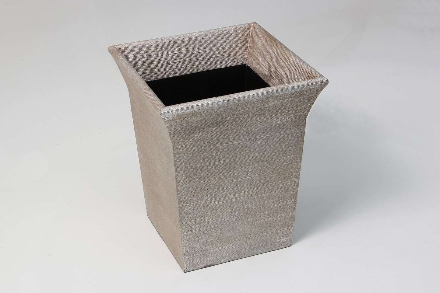 Waste paper bin gorgeous silver silk waste paper bin