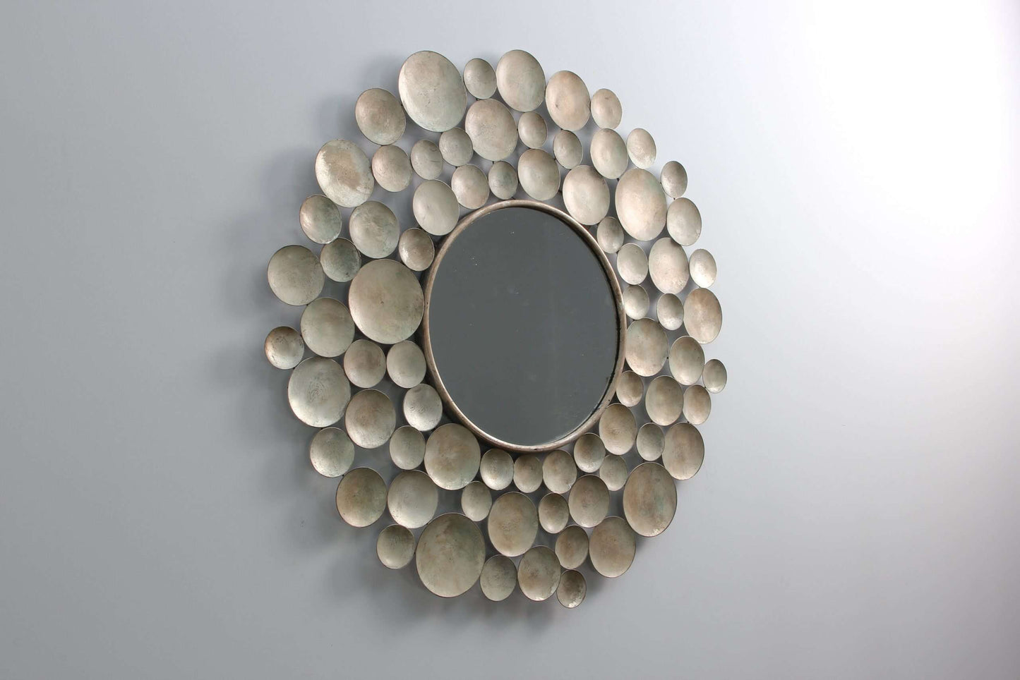 Round wall mirror gorgeous siliver wall mirror