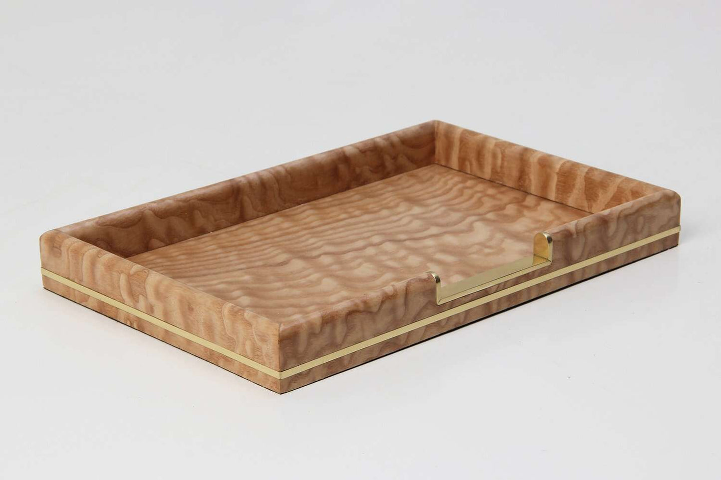 Wooden desk tray luxury Desk organiser