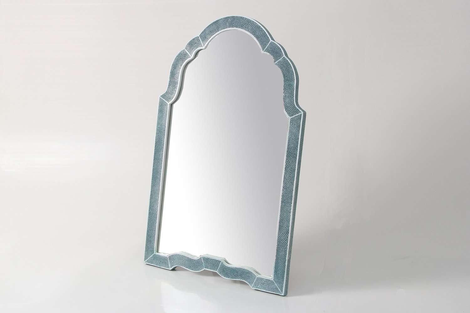 Dressing Table Mirror in Teal Forwood Design Dressing Table Mirror in Teal Forwood Design