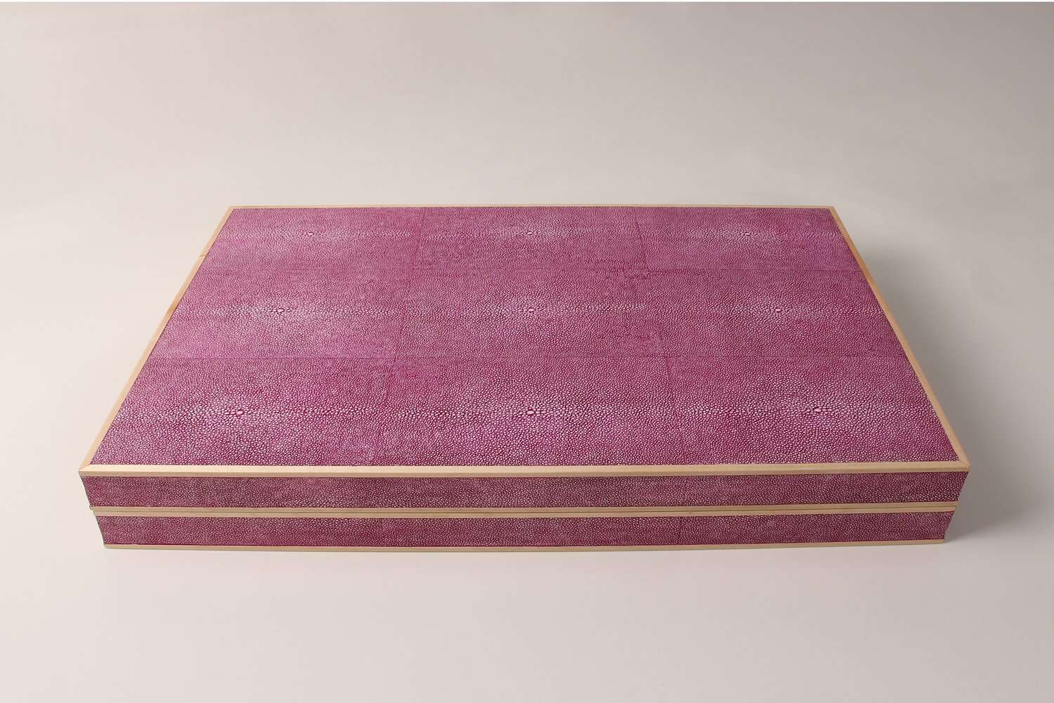 Bacgammon set chic Pink shagreen