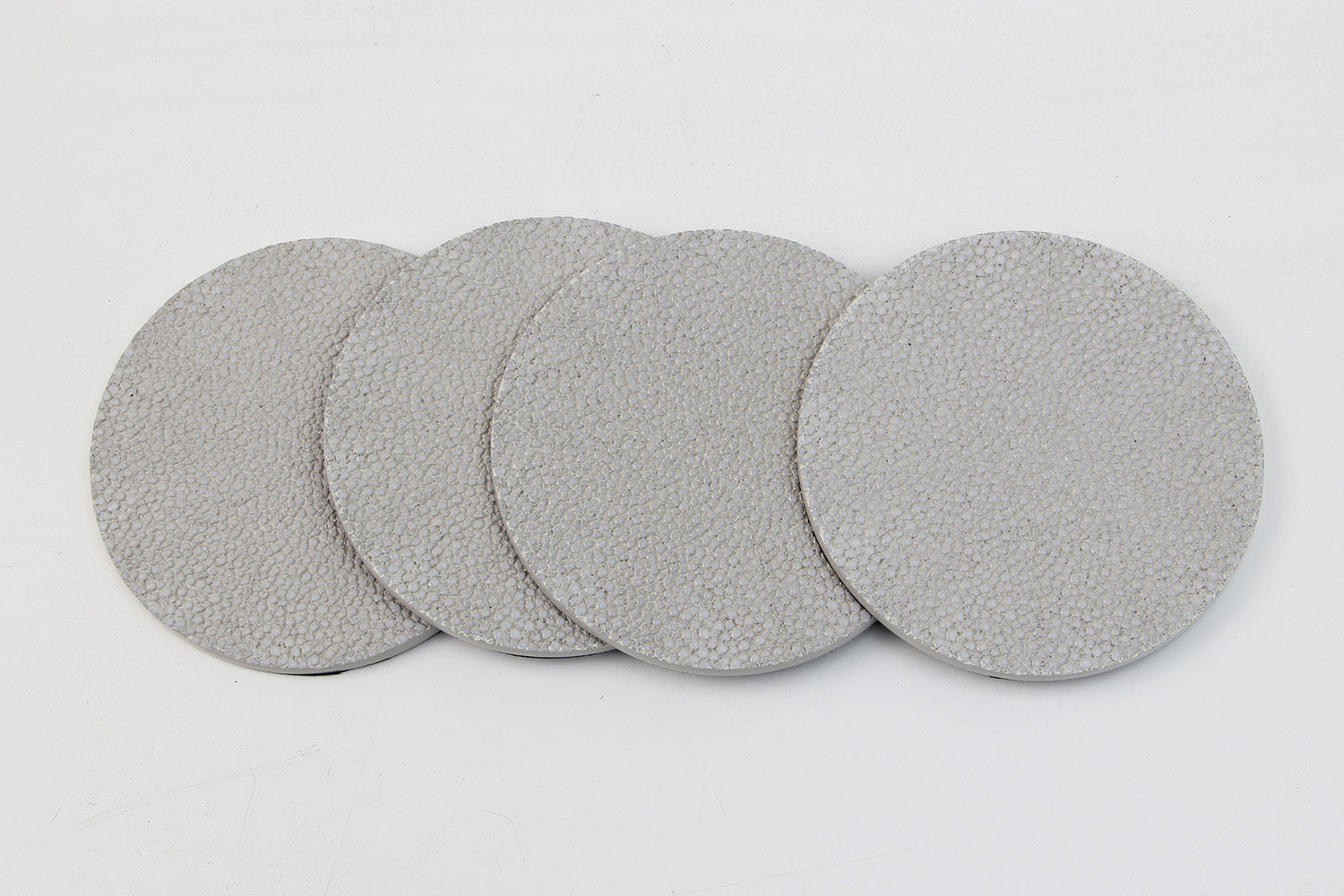 coasters gorgeous white shagreen coasters