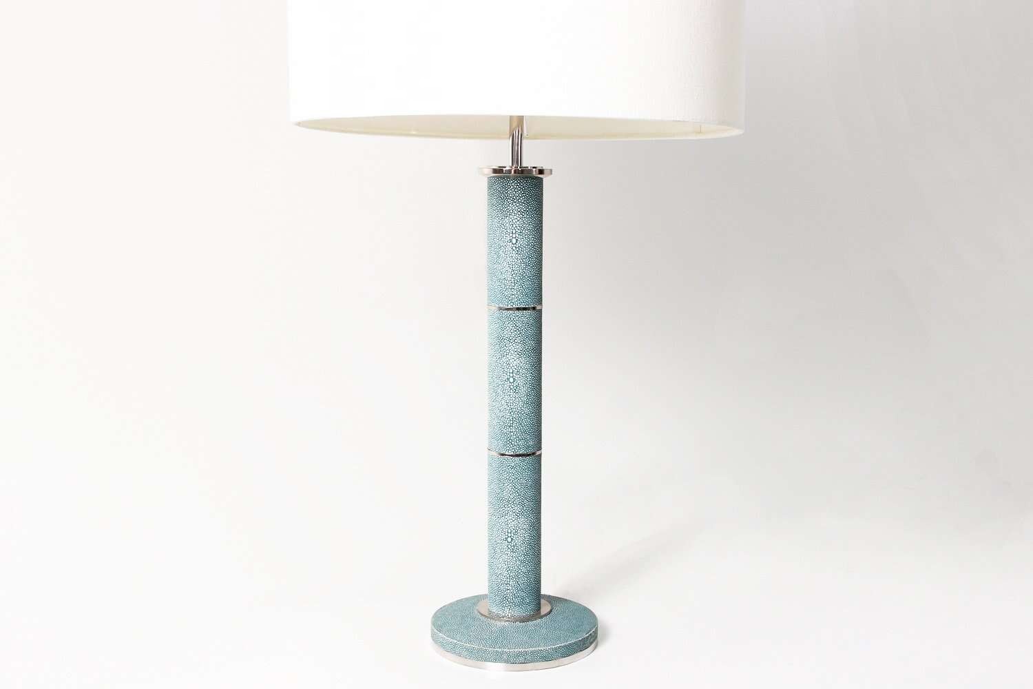 Desk lamp Teal desk lamp shagreen desk lamp