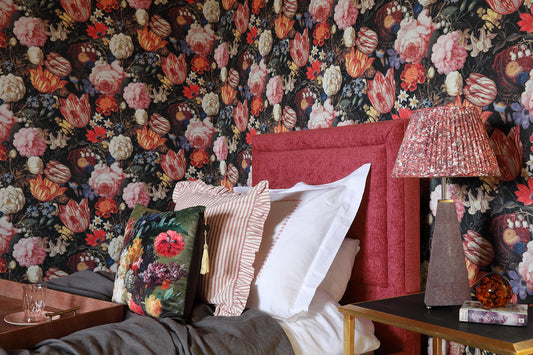 Forwood Design bedside lamp, bedside table and serving tray