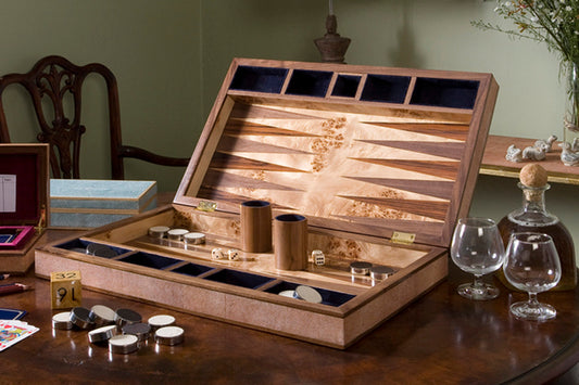 Coral Backgammon Board by Forwood Design