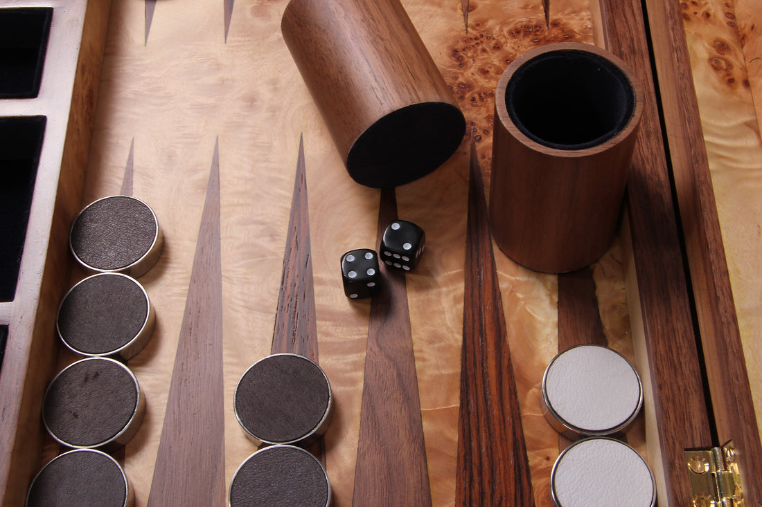 Backgammon pieces by Forwood Design