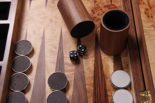 Backgammon pieces by Forwood Design