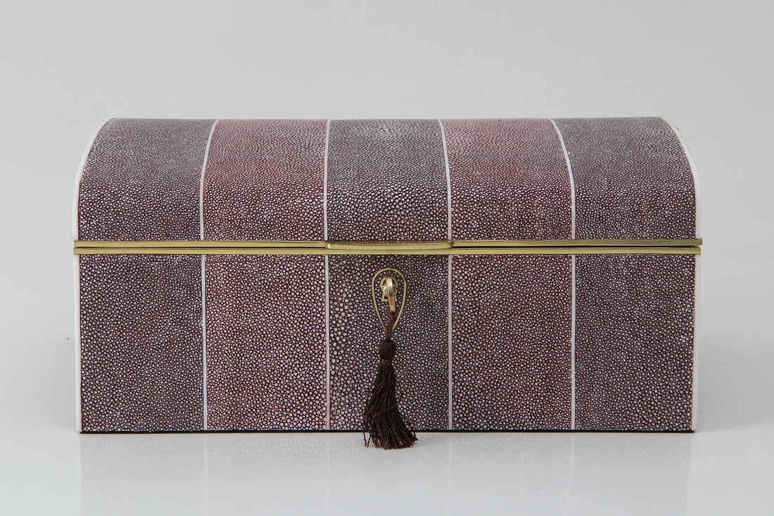 Deco Jewellery box in Shagreen by Henry Forwood