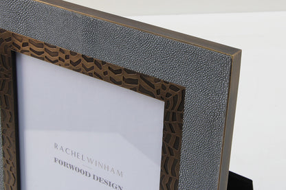 Unique shagreen picture frame