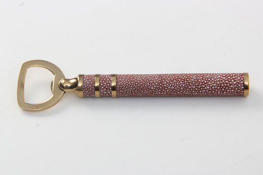 Luxury barware Shagreen bottle opener