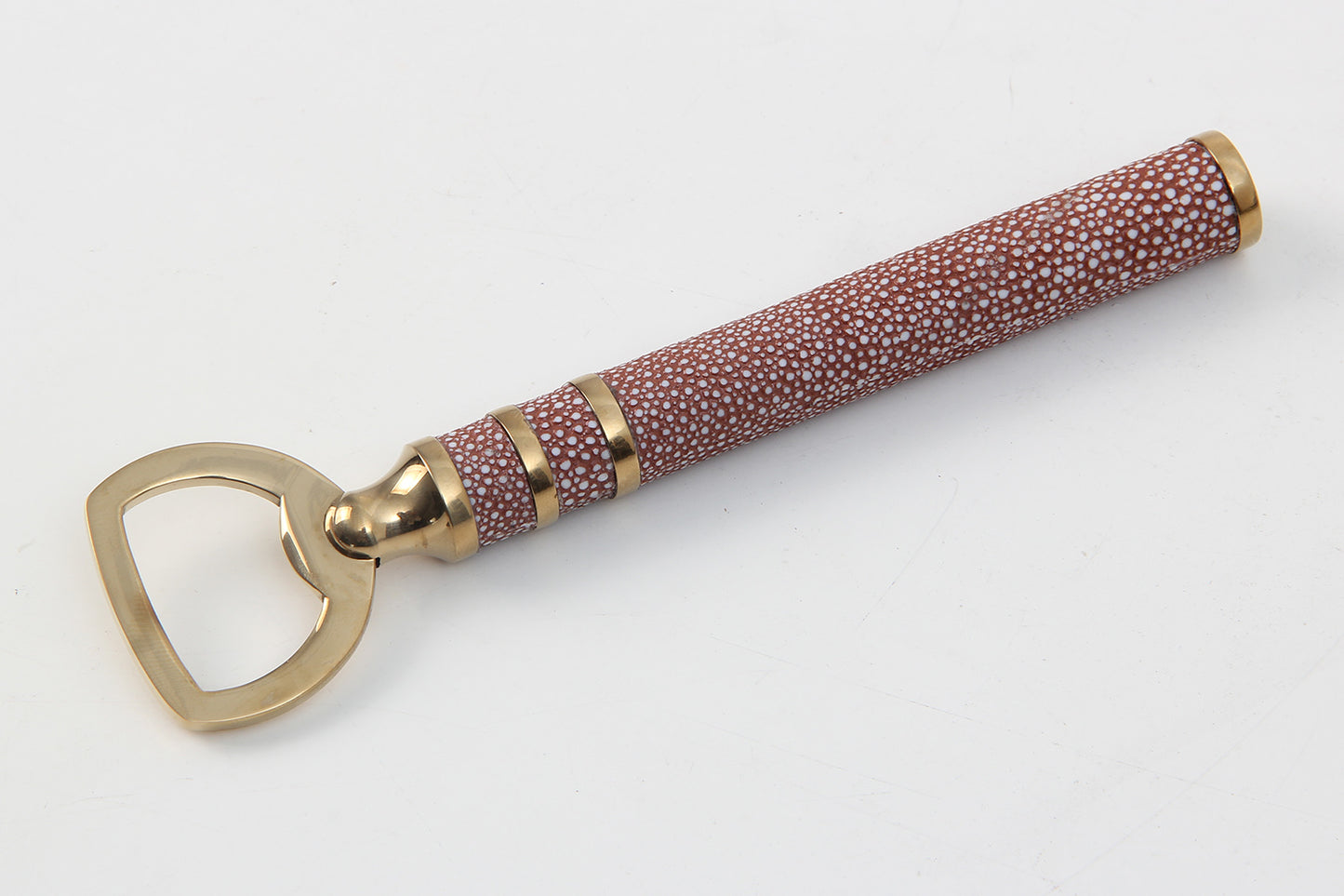 perfect Bottle opener in Coral Shagreen