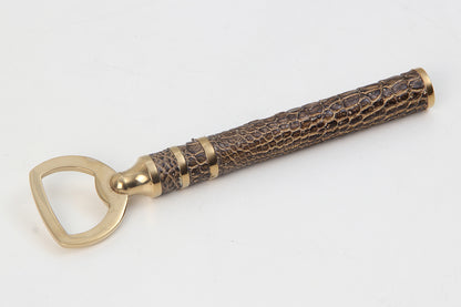 unique crocdile botte opener. 