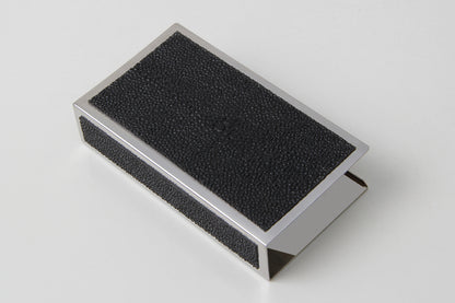 Caviar black matchbox cover