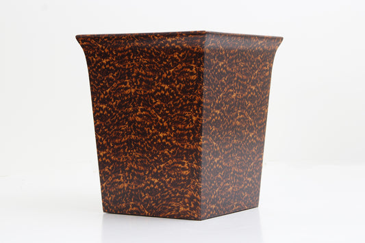 Luxury Tortoise shell Waste Paper Bin