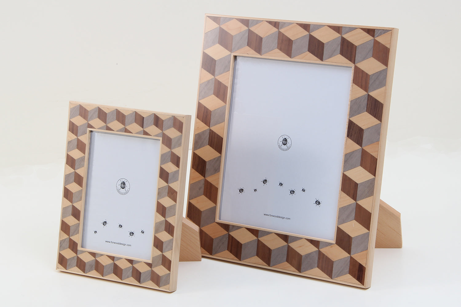 Luxury marquetry photo frame gift