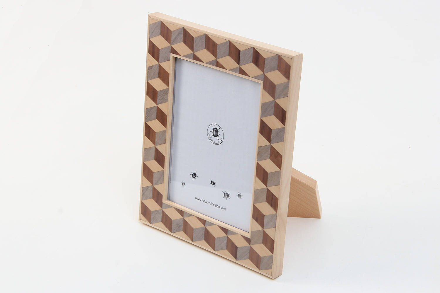 Luxury marquetry photo frame