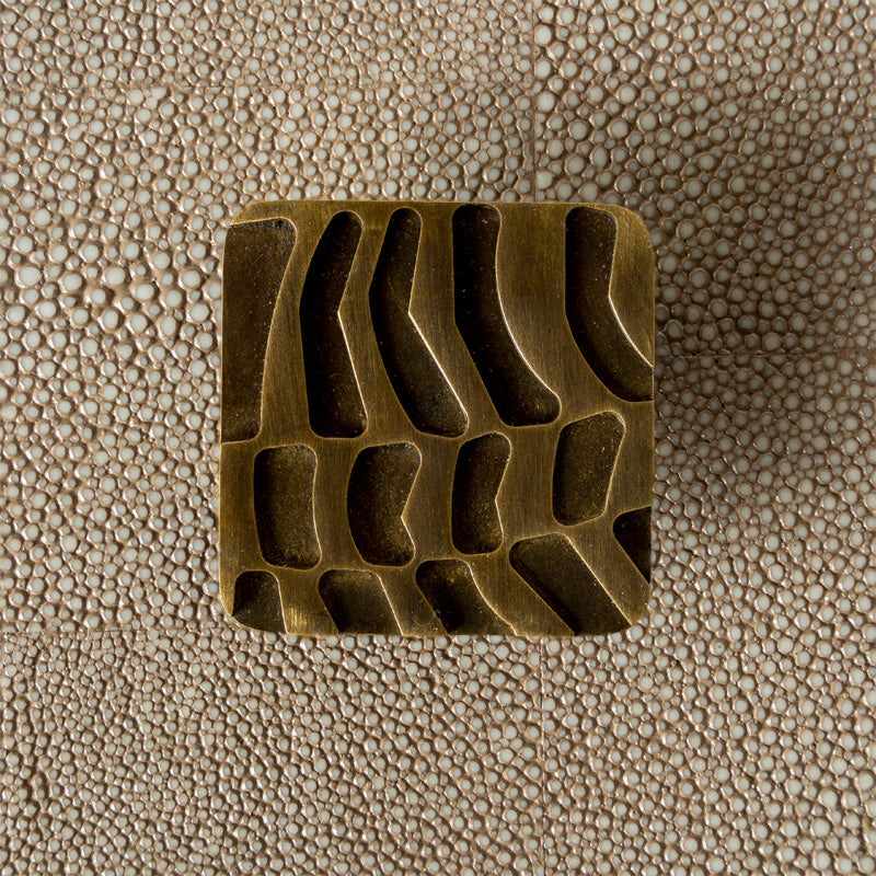 Treasure box Trinket box  in Dune shagreen Detail 