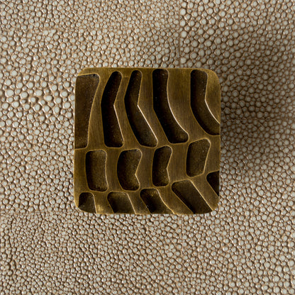 Treasure box Trinket box  in Dune shagreen Detail 
