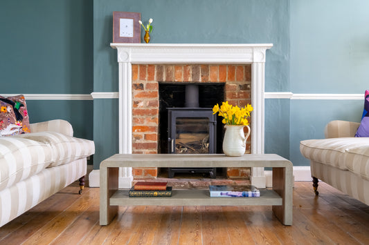 Madeline Coffee Table in Barley Shagreen