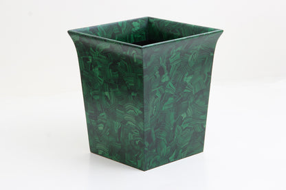 Unique Malachite Waste Paper Bin