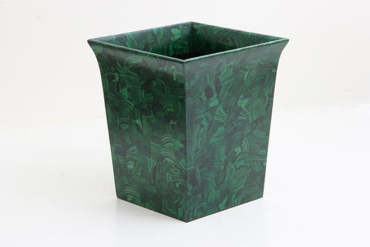 Unique Malachite Waste Paper Bin