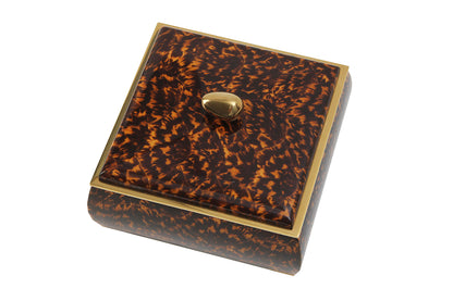 Trinket box Jewlery box chic tortoiseshell box
