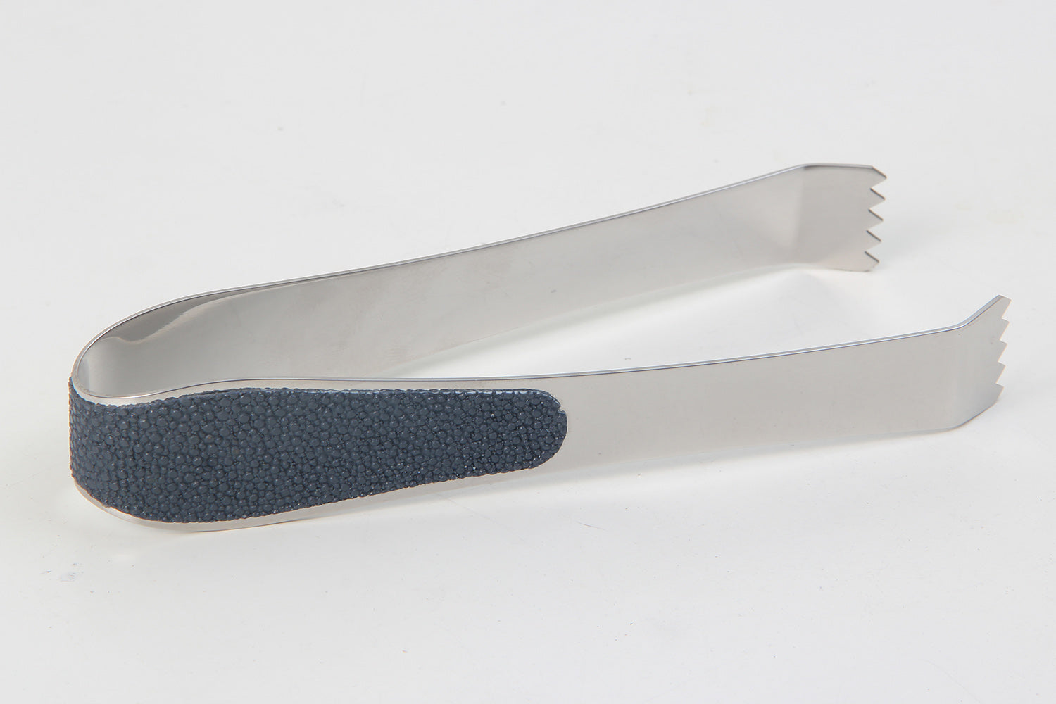 Nile Blue Stainless Steel Ice Tongs - Home Bar Tools