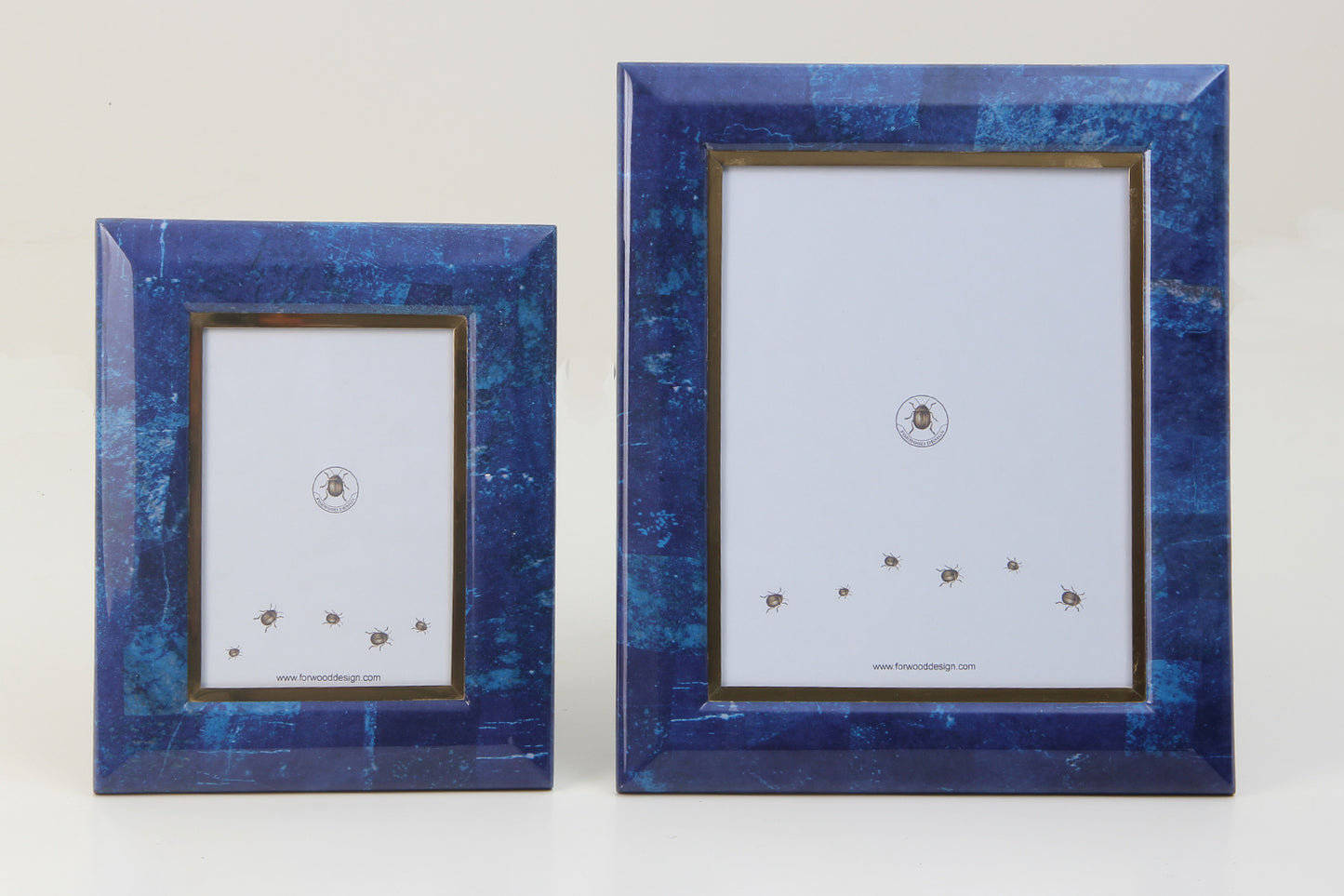 Lapis Lazuli large and small photo frames