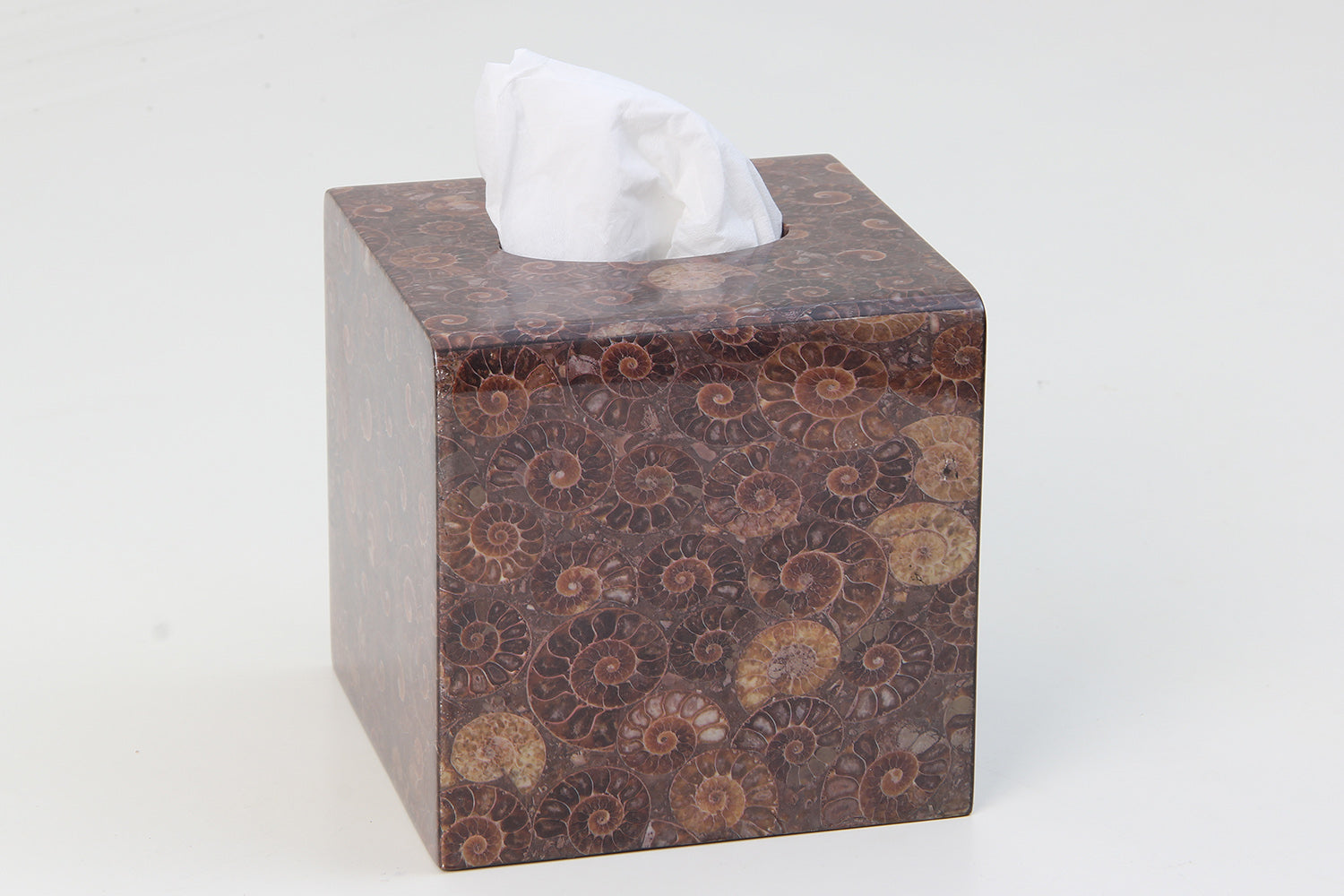 Earth-Tone Square Tissue Cover