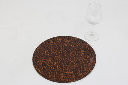 Large Round Tortoiseshell Place Mats