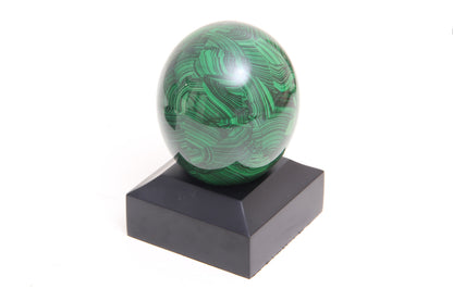 Malachite Ostrich egg by Forwood Design