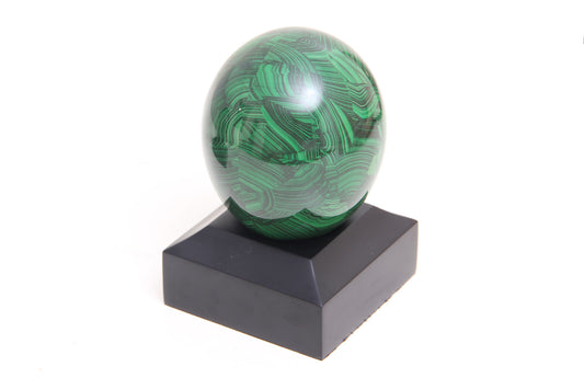 Malachite Ostrich egg by Forwood Design