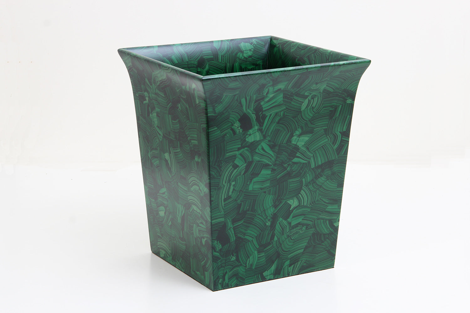 Malachite Waste Paper Bin by Forwood Design