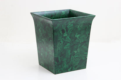 Malachite Waste Paper Bin by Forwood Design