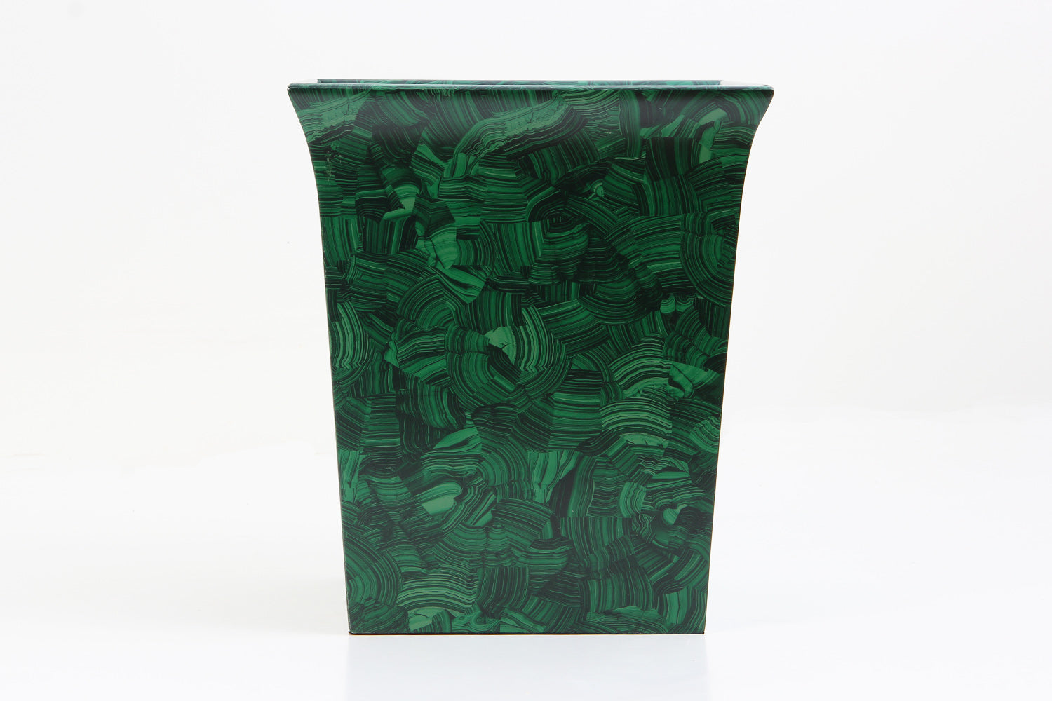 Chic Malachite Waste Paper Bin